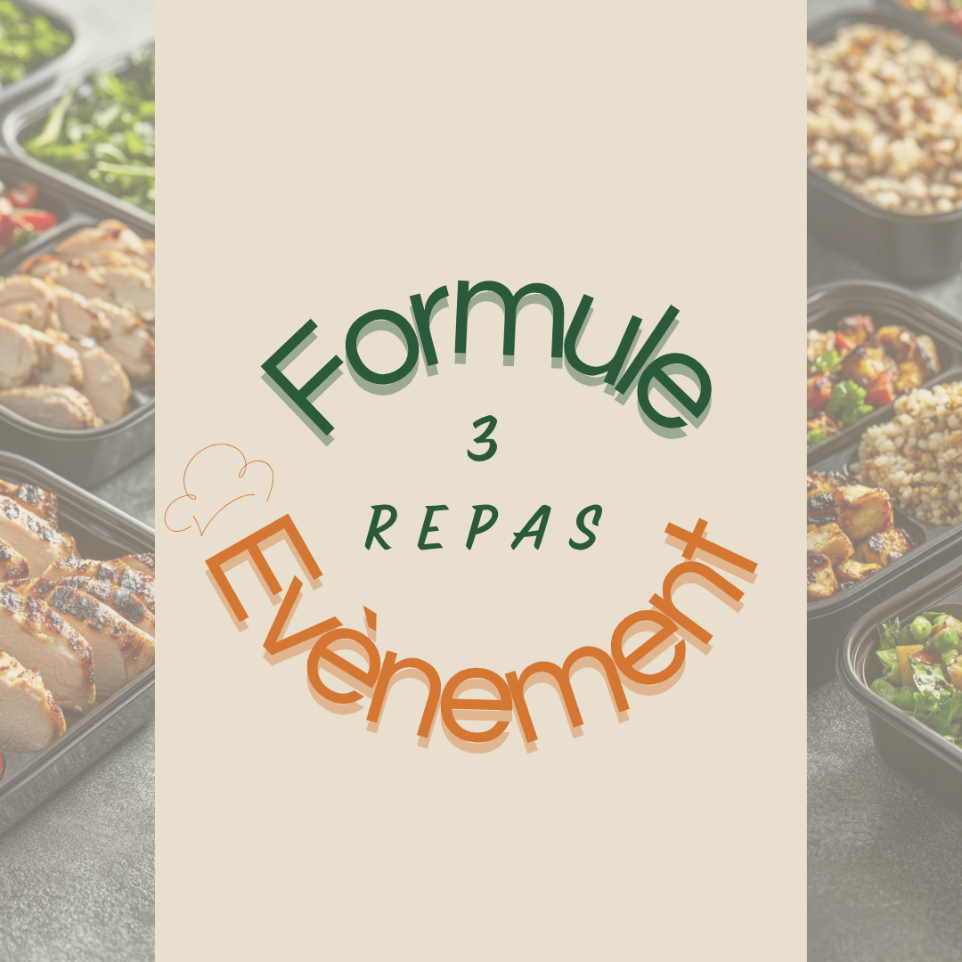 Formule 3 repas évènement